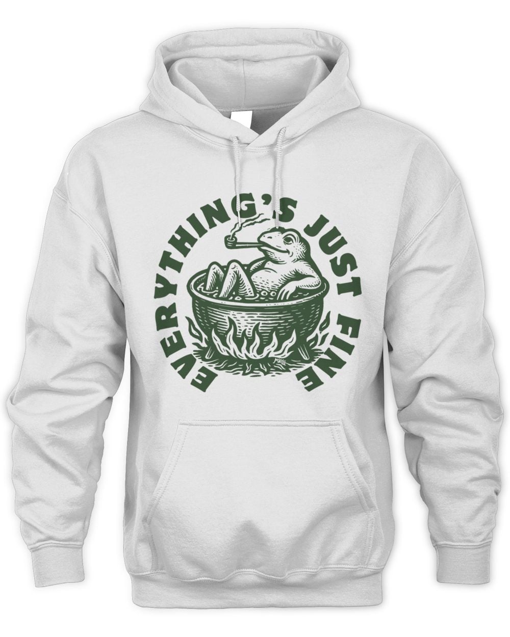 Boiling Frog Everything's Just Fine Hoodie