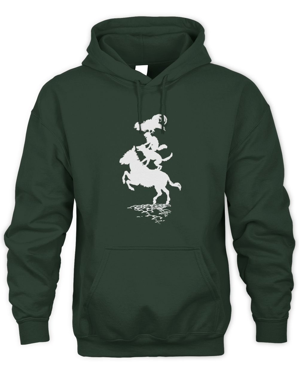 Bremen Town Musicians In White Hoodie