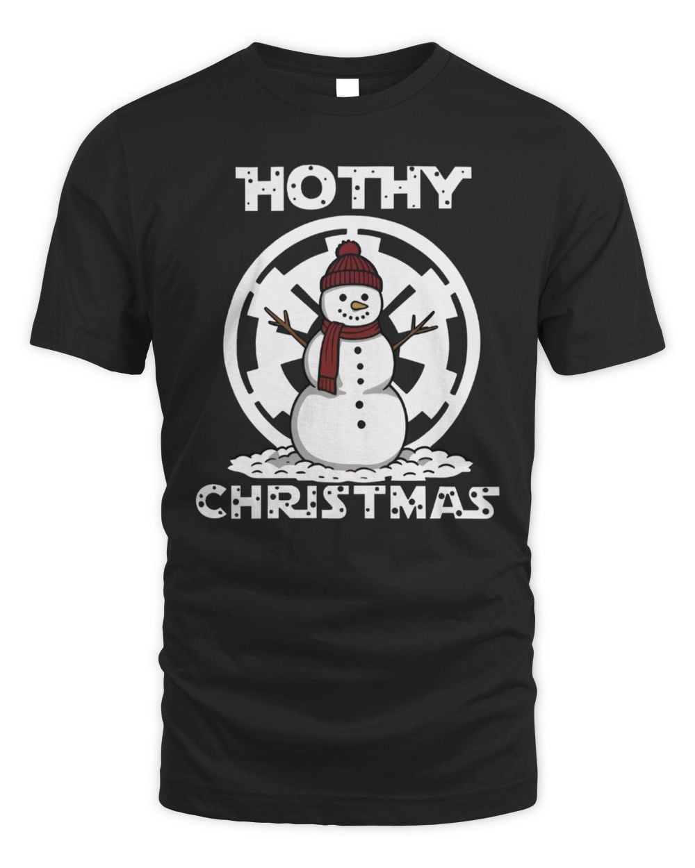 Hothy Christmas Party Black T-Shirt