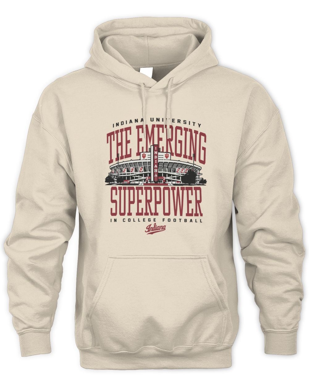 Indiana Football "Emerging Superpower" Hoodie Sweatshirt