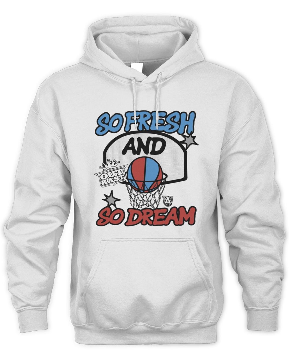 Atlanta Dream x OutKast Homage Ash So Fresh And So Dream Tri-Blend Hoodie Sweatshirt