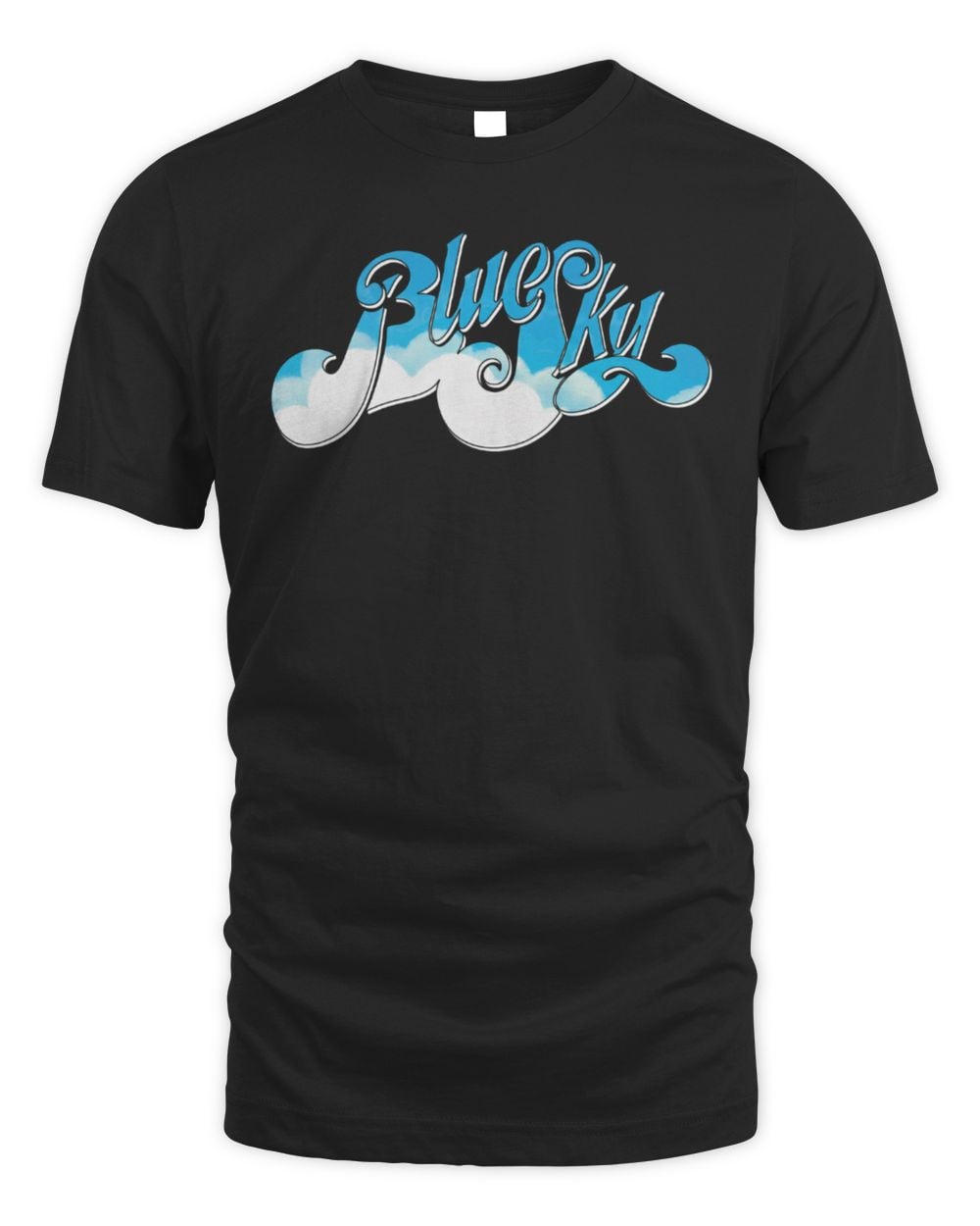 DJTees Blue Sky Record Label Logo T-Shirt