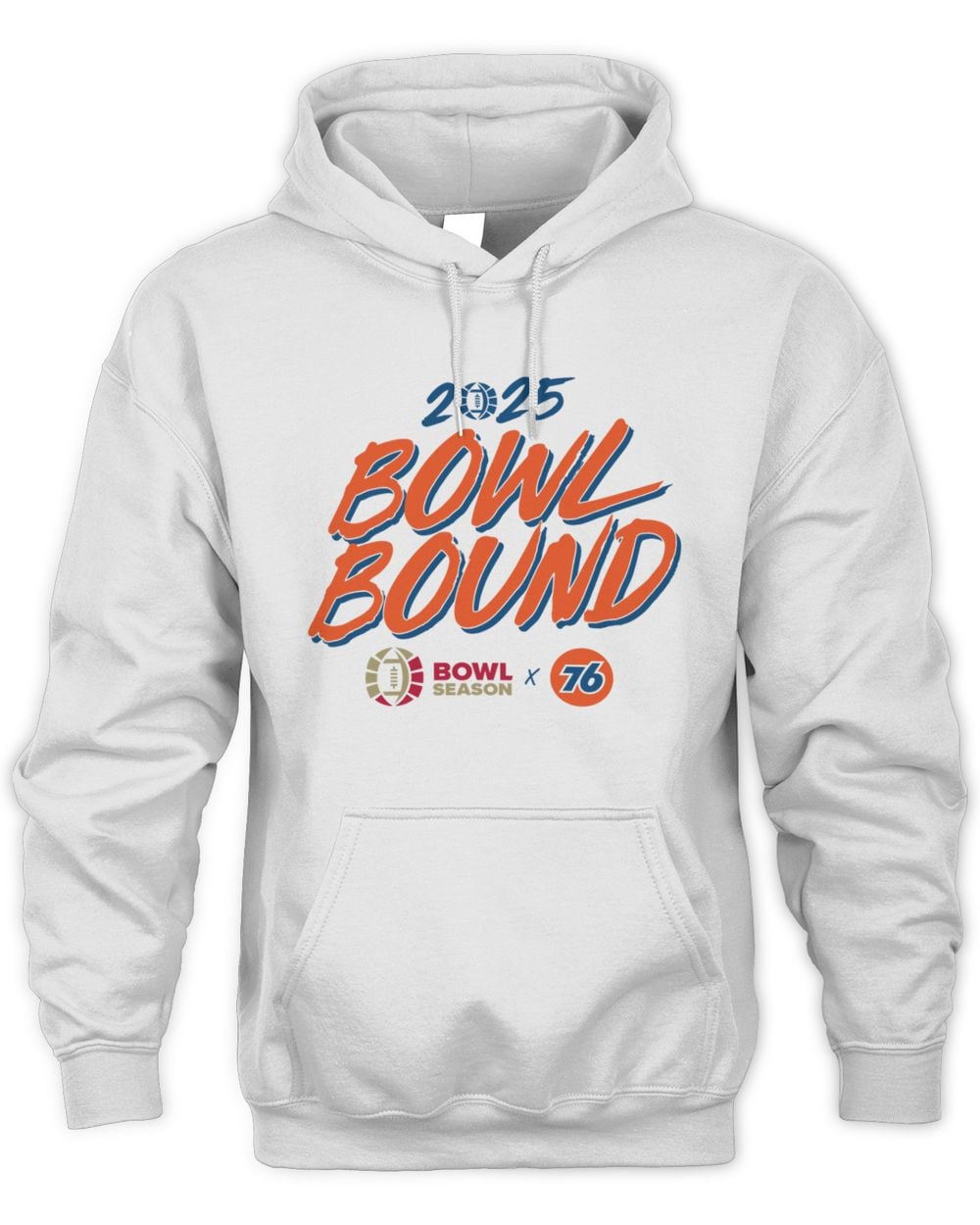 Bowl Season Shop 76 Bowl Bound White Hoodie Sweatshirt