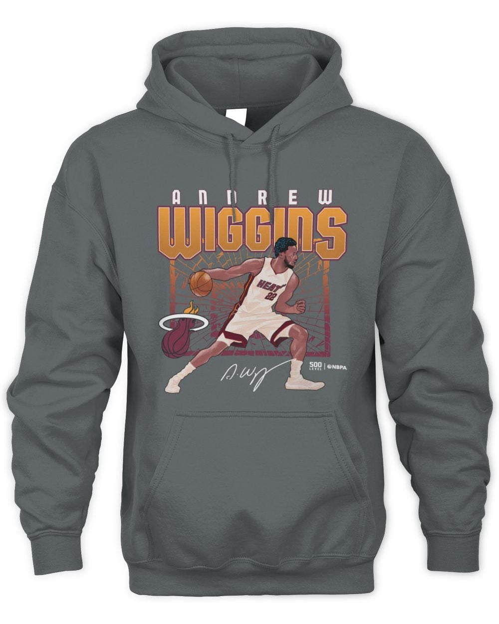 Andrew Wiggins Miami Heat Shattered Hoodie Sweatshirt