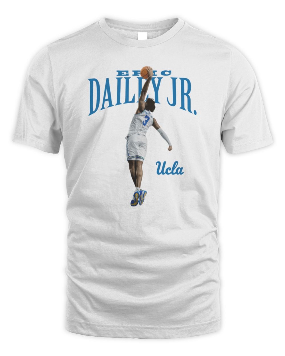 Eric Dailey Jr. Ucla White Illustrated 2 Tee