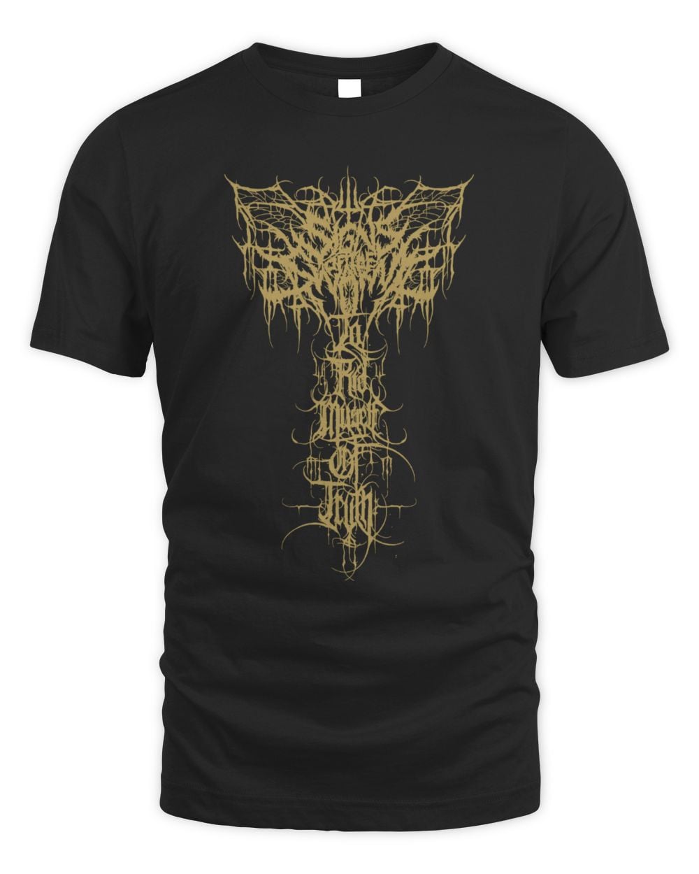 Signs Of The Swarm Gold Foil 'To Rid Myself Of Truth' Logo Tee Shirt