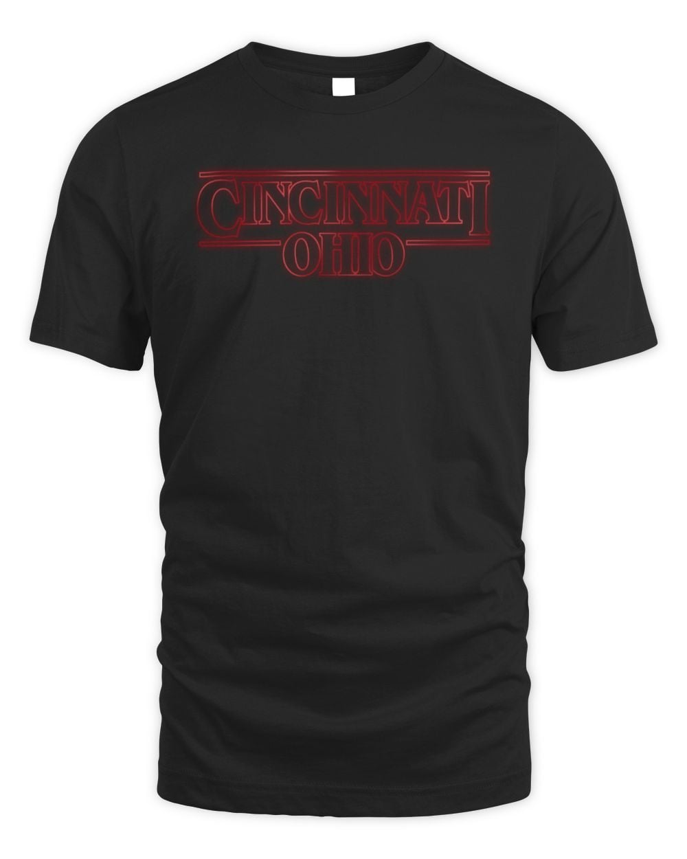 Cincy Shirts Shop Stranger Cincinnati Black Tee