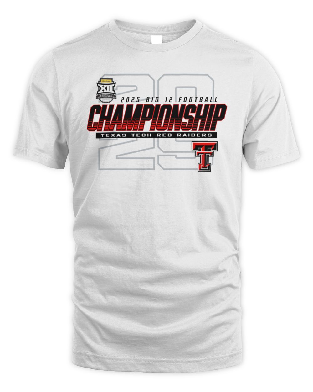Texas Tech BIG 12 Championship T-Shirt White