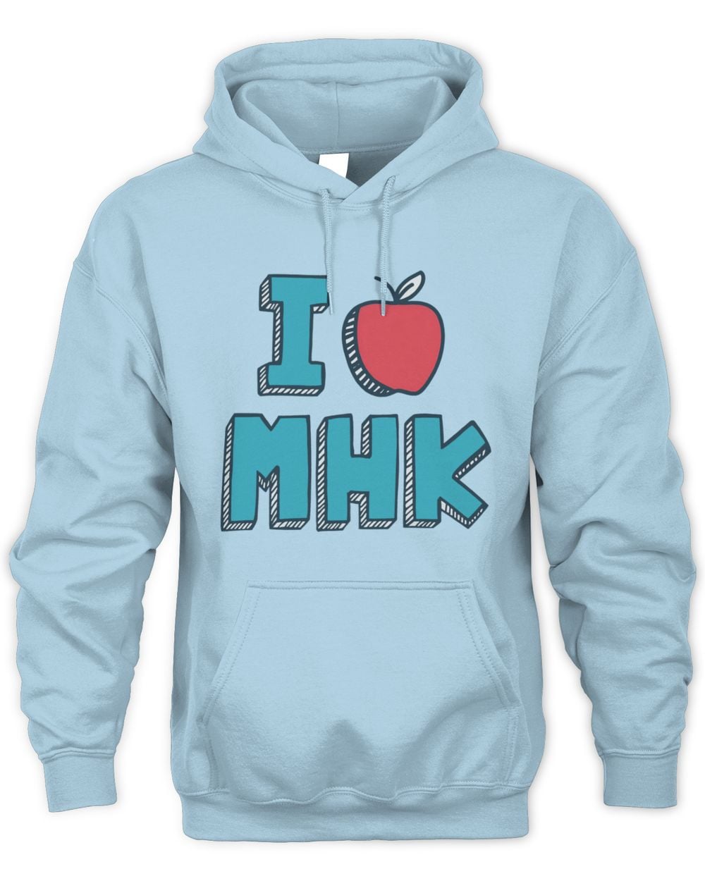 Rally Manhattan Teal I Apple MHK Hoodie