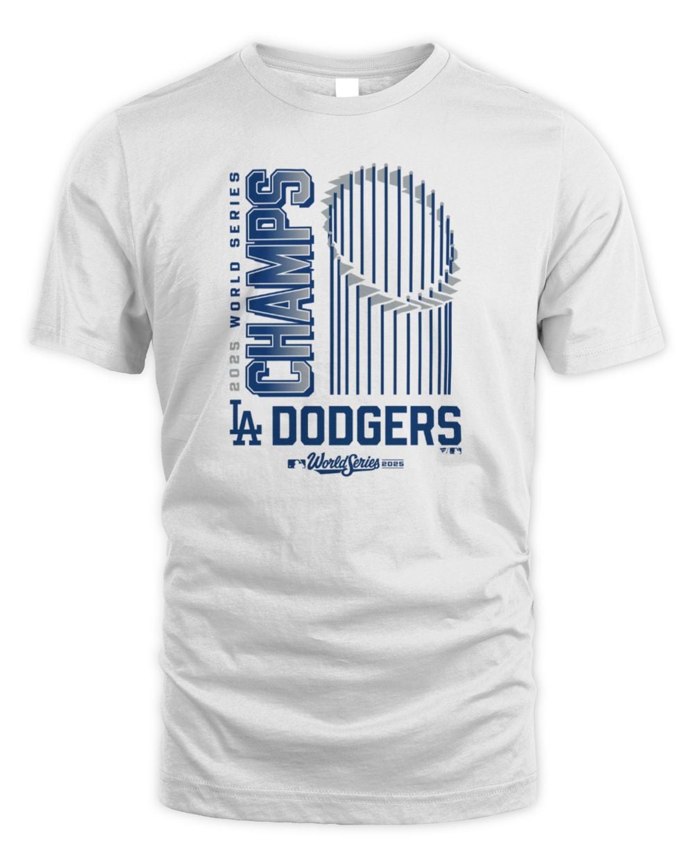 Men's White Los Angeles Dodgers 2025 World Series Champions Wild Pitch T-Shirt