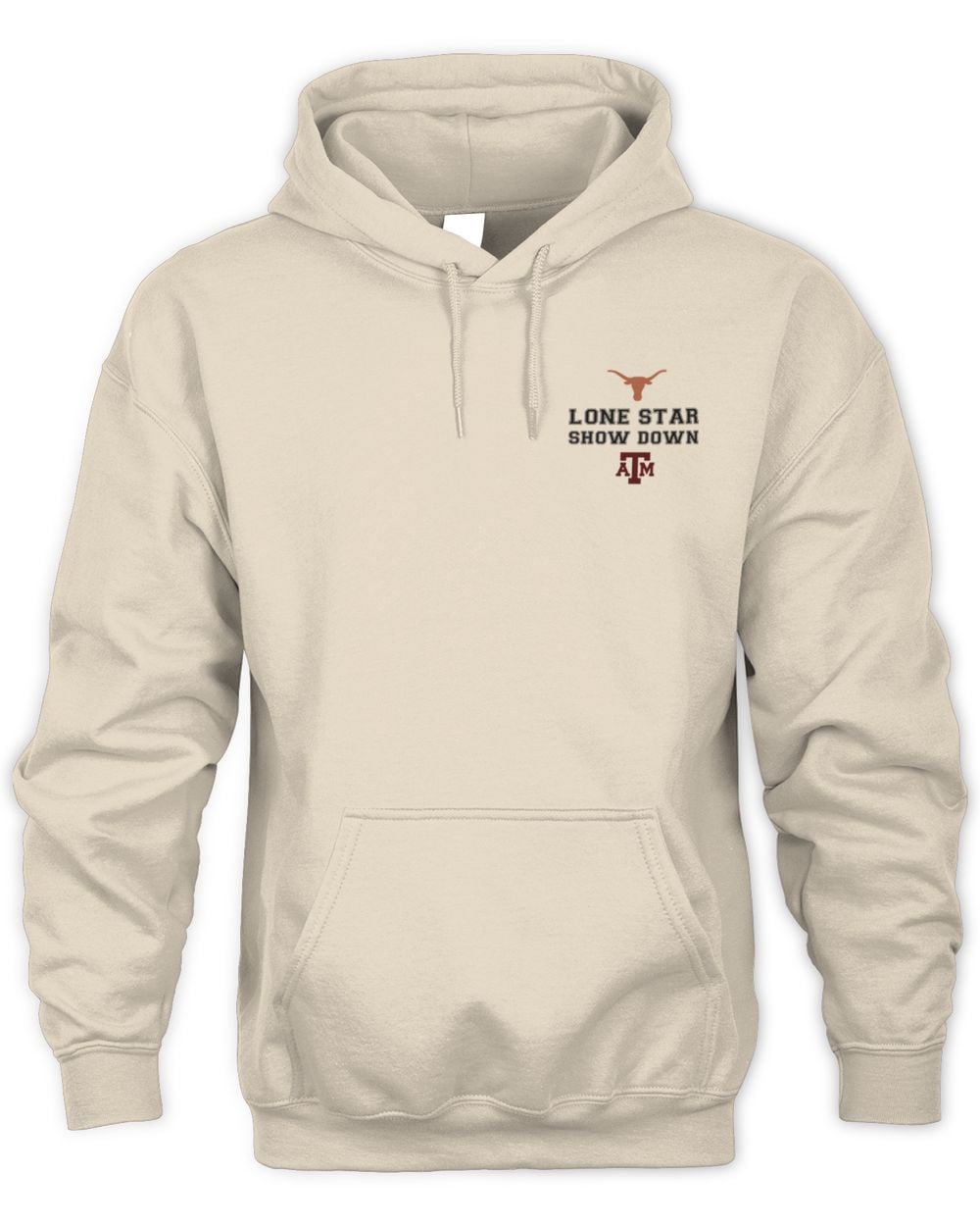 Texas Longhorns White Lone Star Showdown Hoodie Sweatshirt