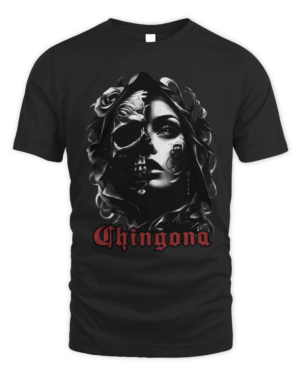 House Of Locos Chingona Chicana Style T-Shirt