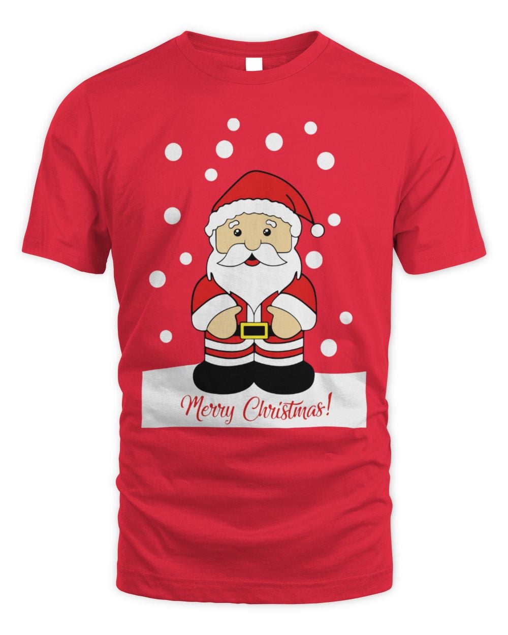 Santa Claus Family Red Christmas T-Shirt