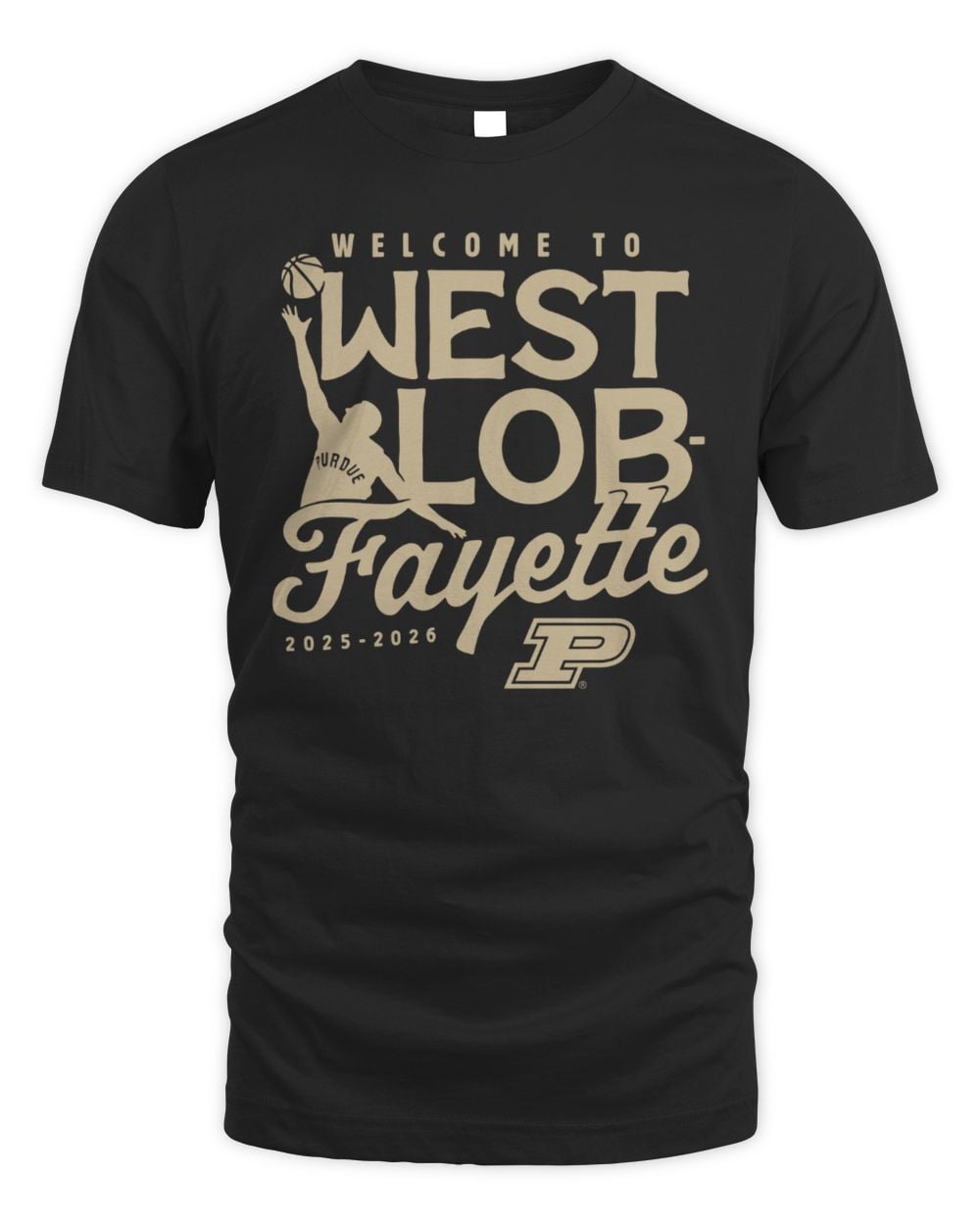 Purdue Men's Basketball Purdue West Lob Fayette Tee
