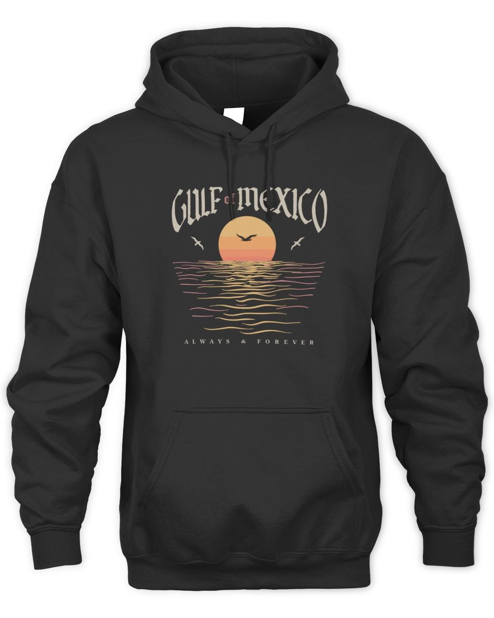 Sew Bonita Gulf Of Mexico Hoodie Black