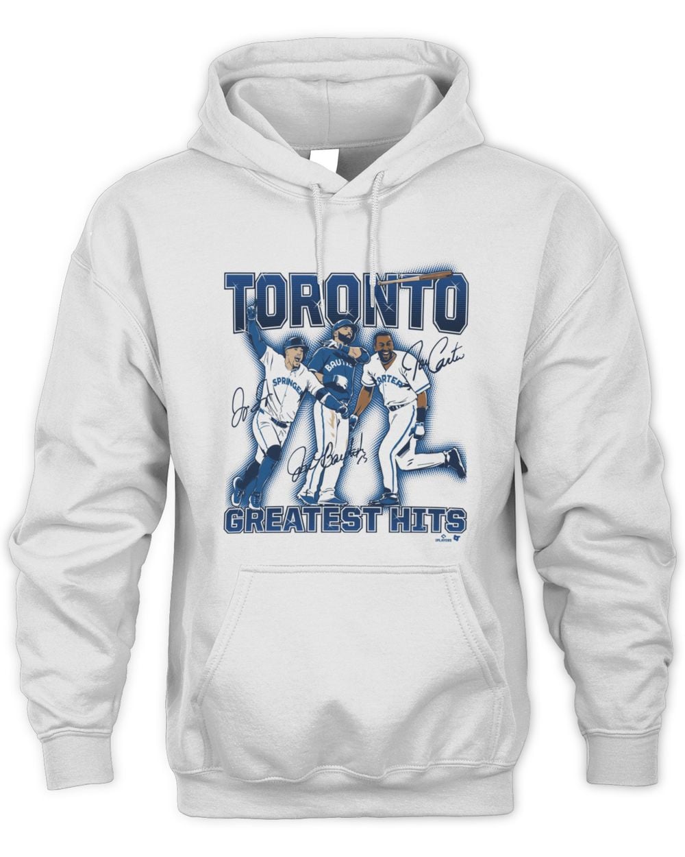 Joe Carter, Jose Bautista, & George Springer Toronto's Greatest Hits Official Hoodie