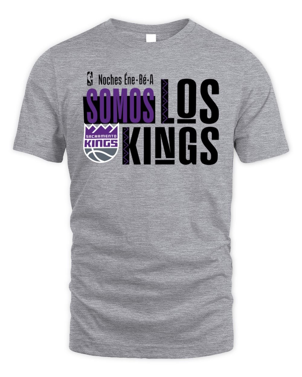 Men's Gray Sacramento Kings Noches Training T-Shirt