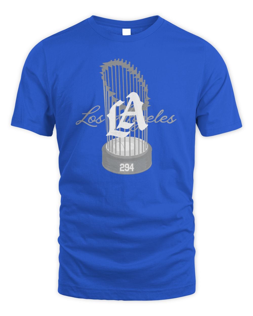 Los Angeles Dodgers World Champs Trophy Royal T-Shirt