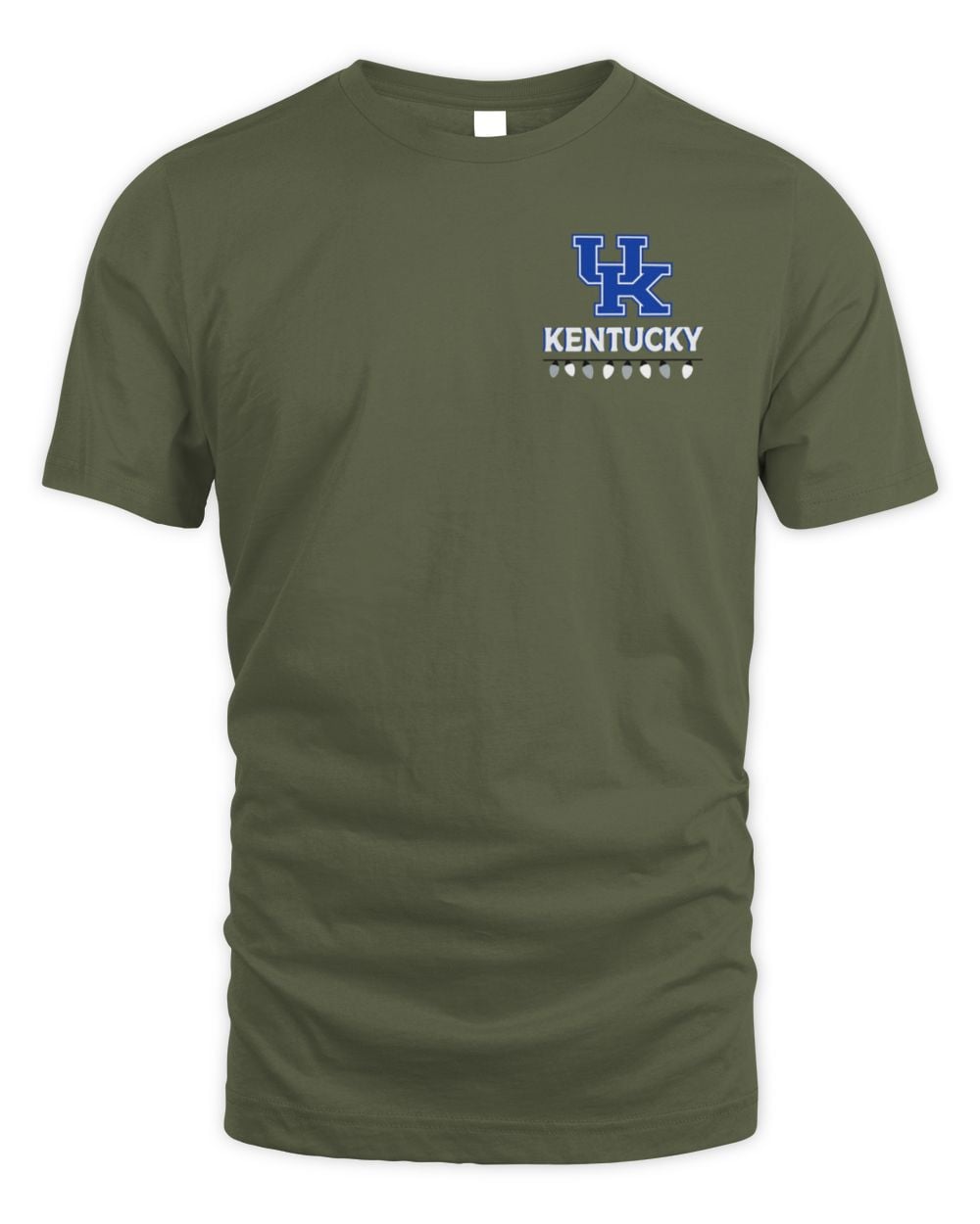 Men's Kentucky Wildcats Merry Christmas Tree T-Shirt