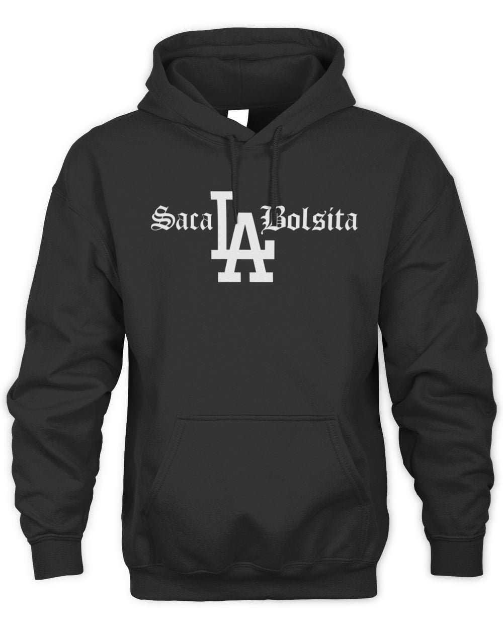 Foos Gone Wild Saca LA Bolsita Black Hoodie Sweatshirt