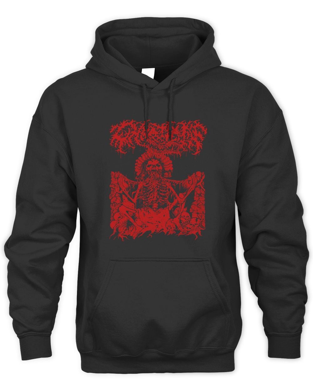 Necroharmonic Chaotian Divine Suffering Hoodie Black