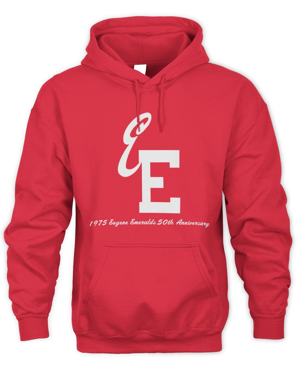 Red Eugene Emeralds 1975 Team Hoodie