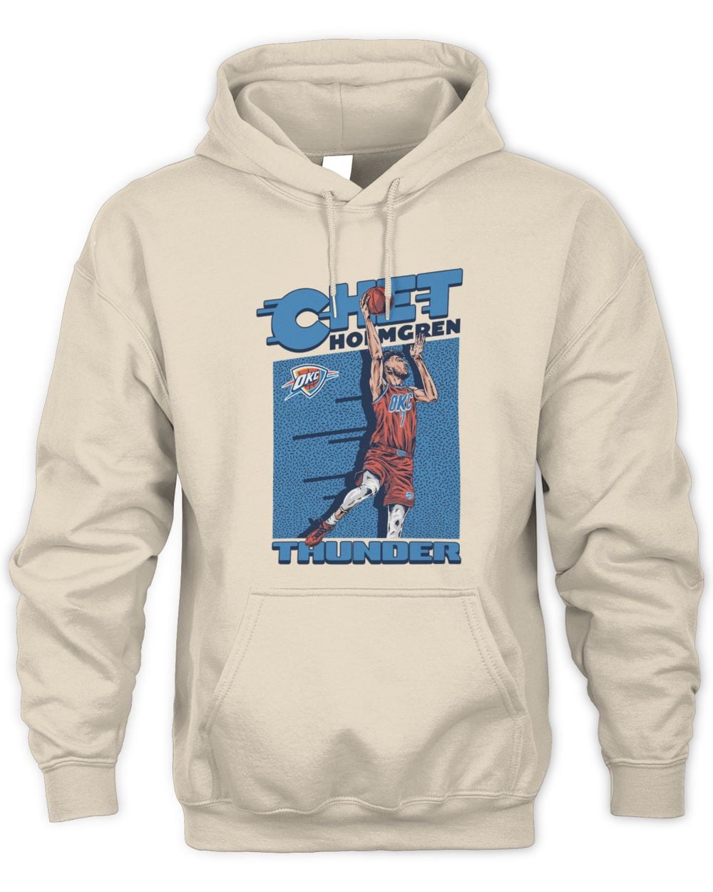 Oklahoma City Thunder Chet Holmgren Action Hoodie Sweatshirt