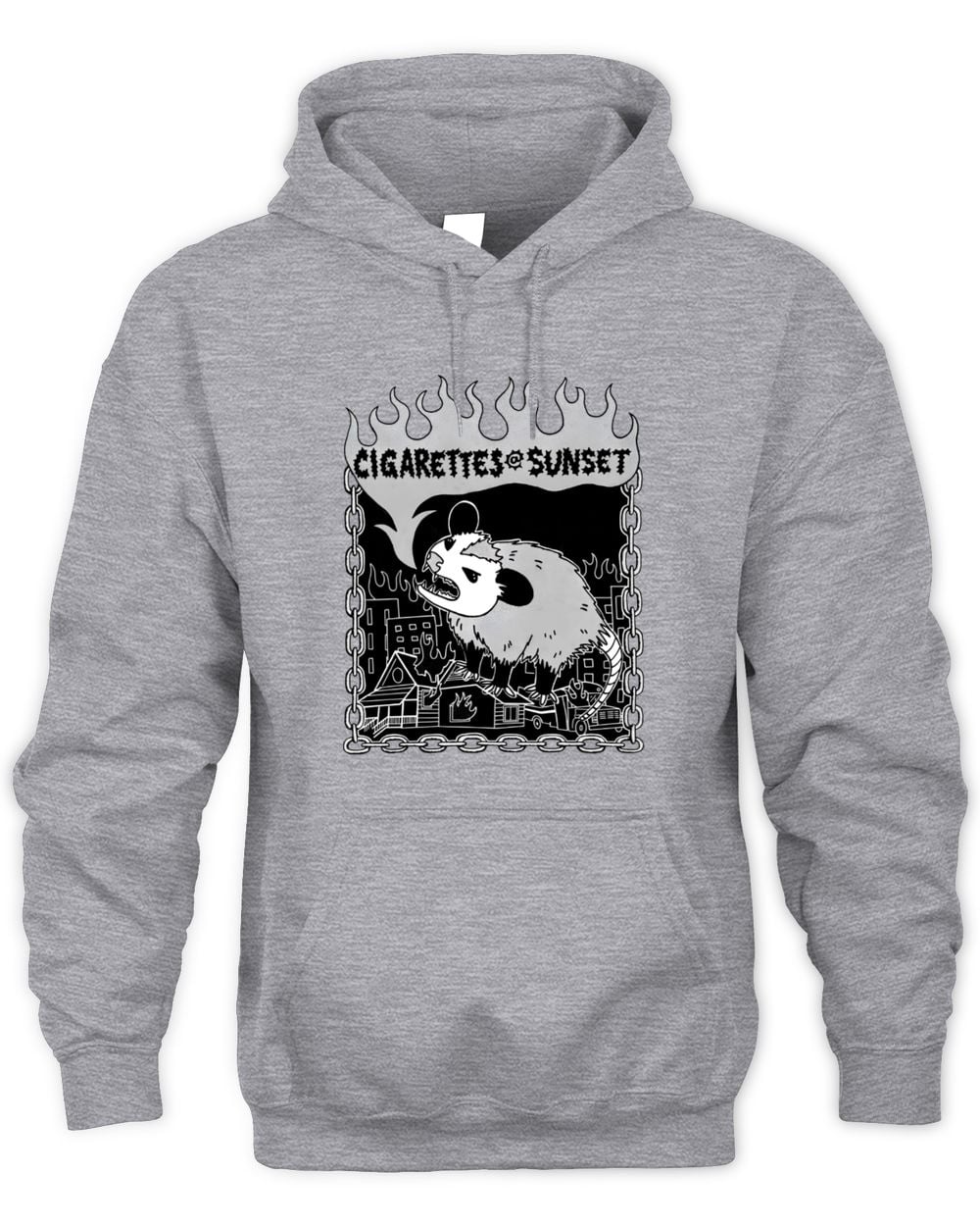 Cigarettes @ Sunset Possum Rock Hoodie Sweatshirt
