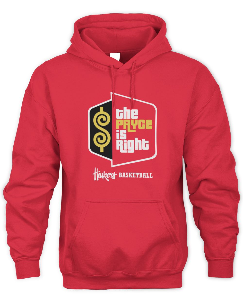 Pryce Sandfort Nebraska Red Pryce Is Right Hoodie Sweatshirt