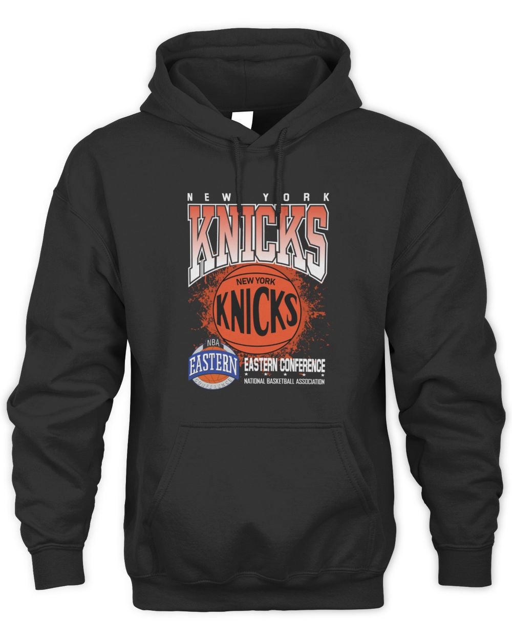 New York Knicks 1946-1963 Hardwood Classics Black Hoodie Sweatshirt