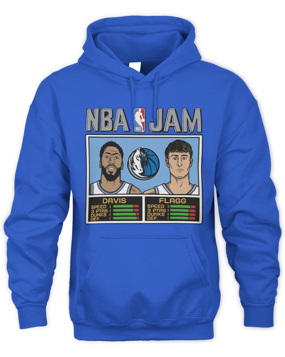 NBA Jam Mavericks Davis And Flagg Hoodie Sweatshirt