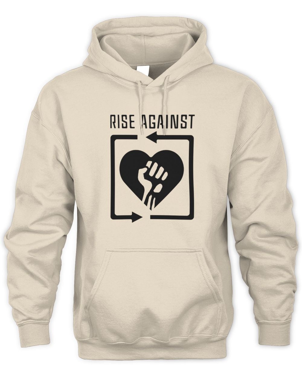 Rise Against Heart Fist Logo Hoodie Sweatshirt
