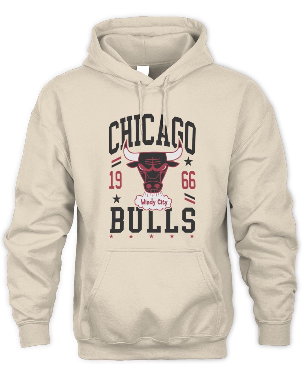 Chicago Bulls 1960-1970 Hardwood Classics Chrome White Hoodie Sweatshirt
