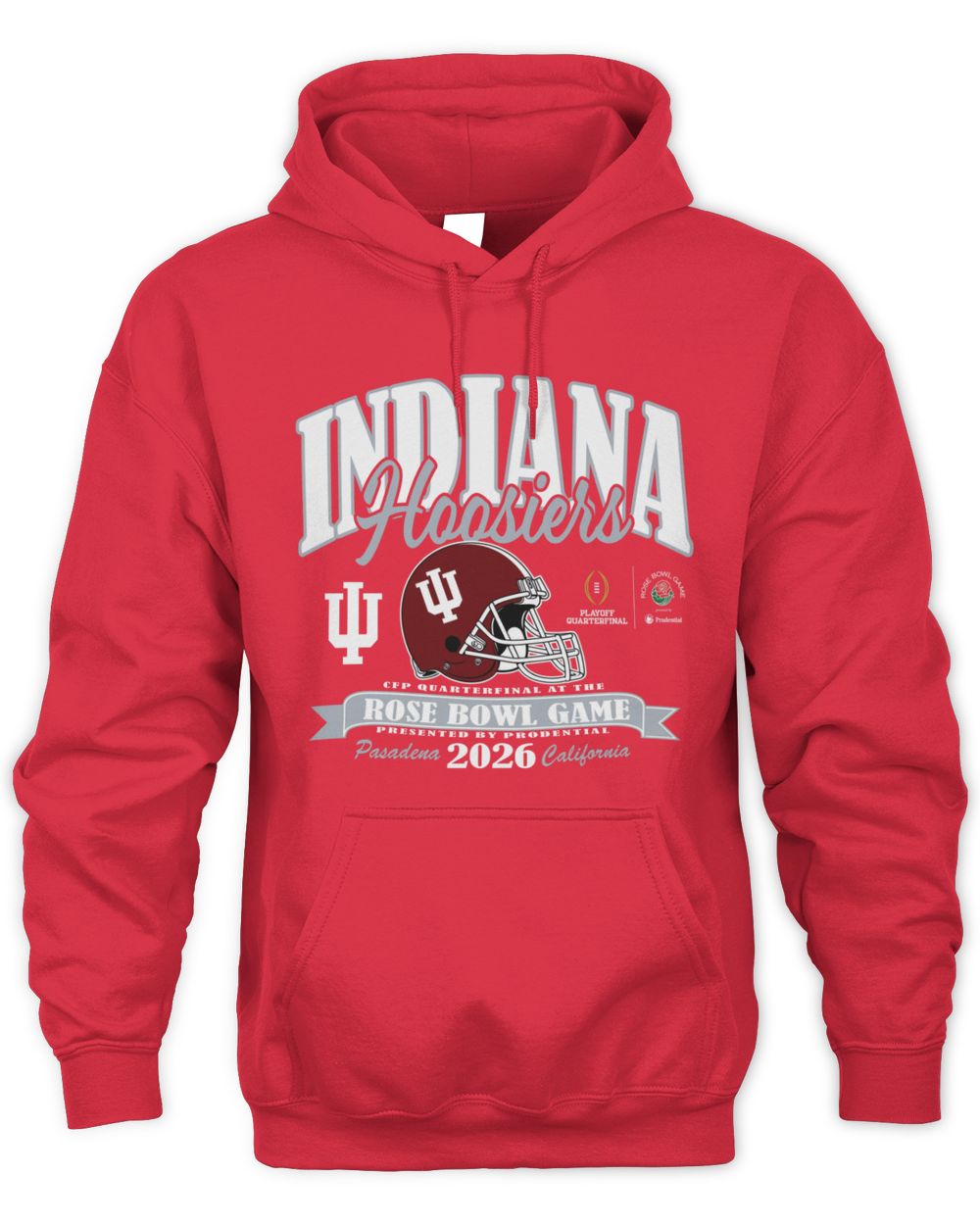 Blue 84 Crimson Indiana Hoosiers College Football Playoff 2026 Rose Bowl Hoodie Sweatshirt