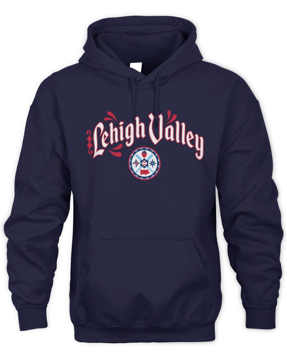 Lehigh Valley IronPigs Pa Dutch Hex Hoodie Navy