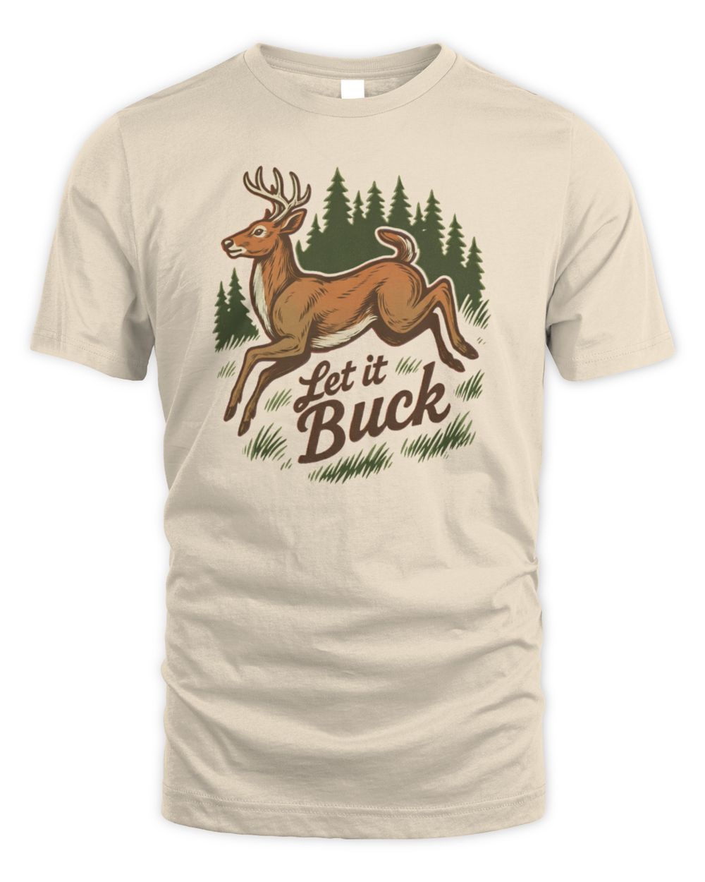 Liberty Maniacs Let It Buck Whitetail T-Shirt