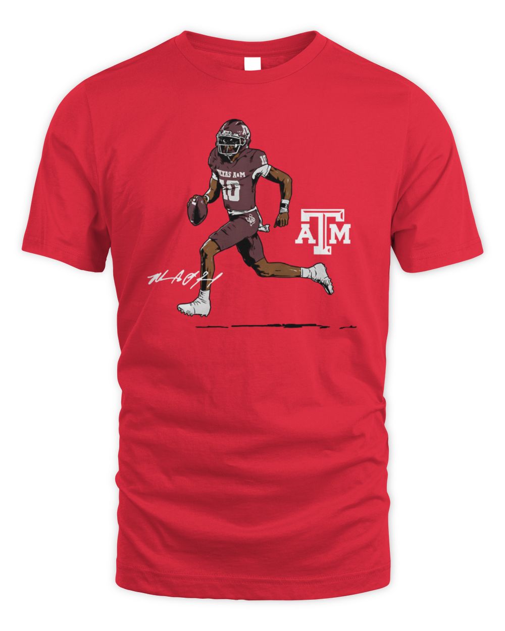 Texas A&M Football Marcel Reed Superstar Pose Tee Shirt