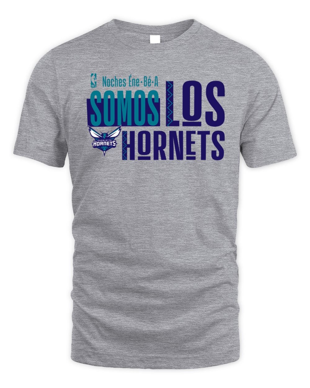 Men's Gray Charlotte Hornets Noches Training T-Shirt