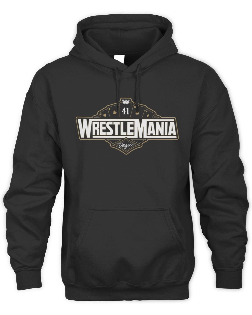 Black WrestleMania 41 Event Logo Hoodie Sweatshirt