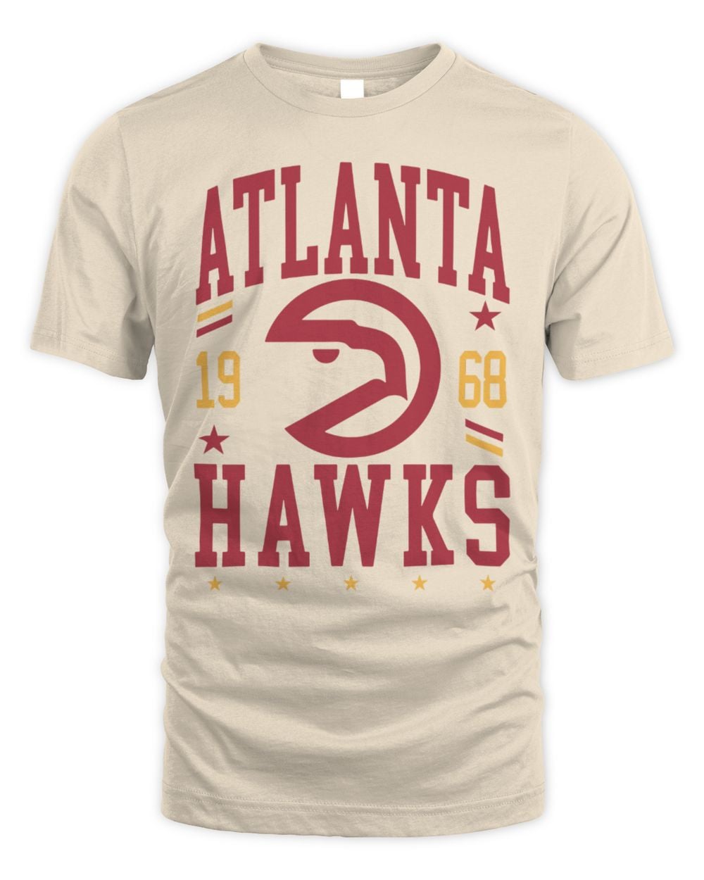 Atlanta Hawks 1972-1995 Hardwood Classics Chrome White T-Shirt