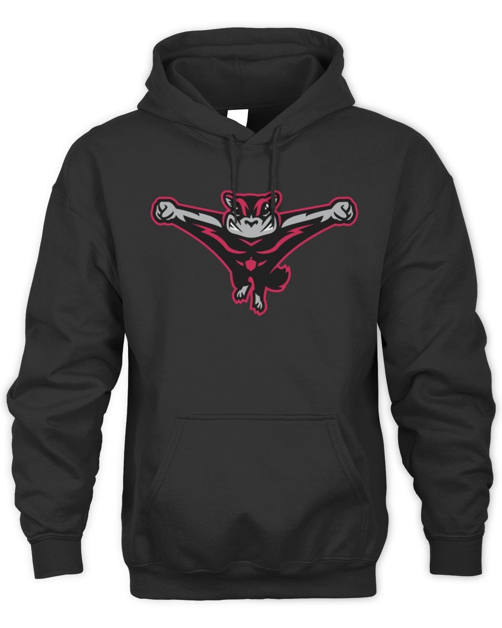 Black Richmond Flying Squirrels Home Cap Logo Hoodie