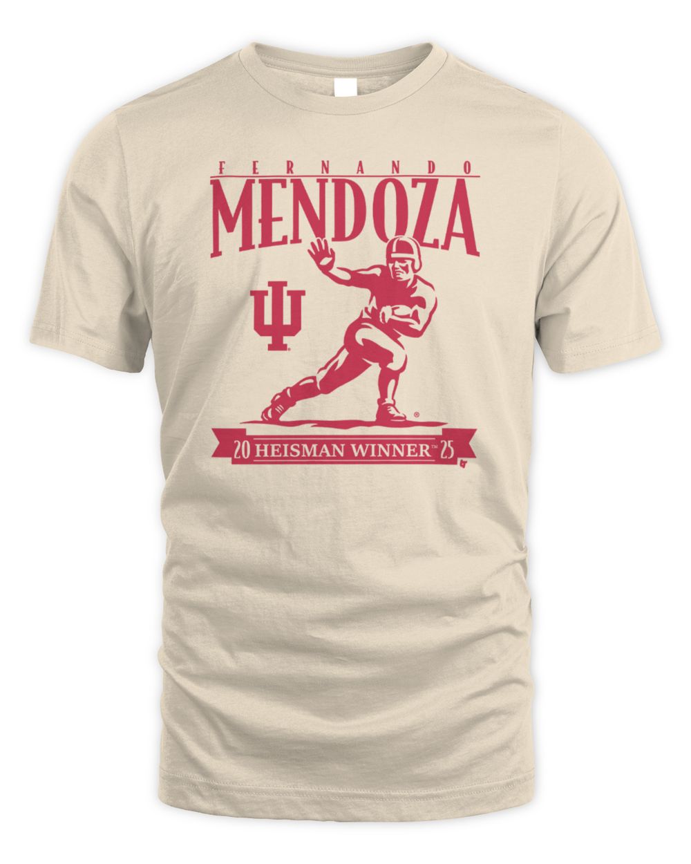 Indiana Hoosiers Football Breaking T Student Athlete Heisman Winner Fernando Mendoza T-Shirt