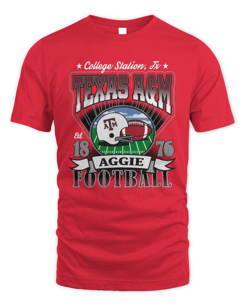 Texas A&M '47 Brand Football Helmet T-Shirt