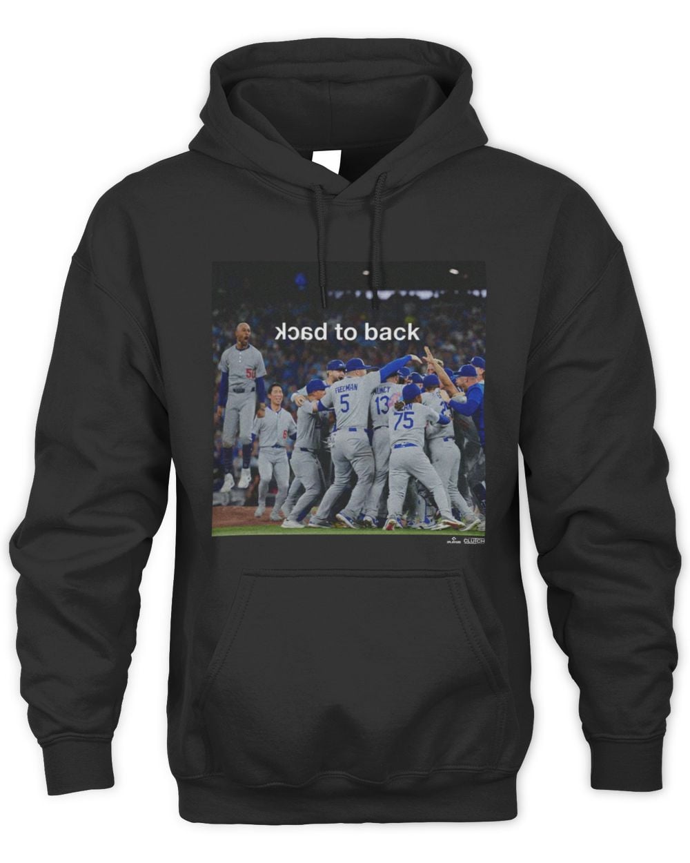 In The Clutch Shop Back To Back Los Angeles Champions Hoodie Sweatshirt