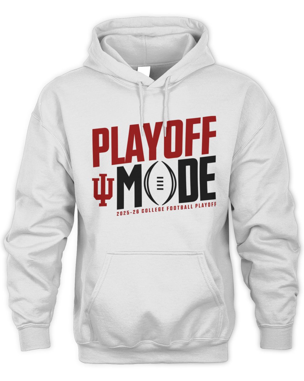 Indiana Hoosiers 2025-26 College Football Playoff Pass Protection Hoodie Sweatshirt