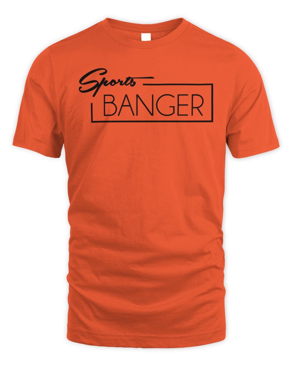 Sports Banger Merch Logo Orange T-Shirt
