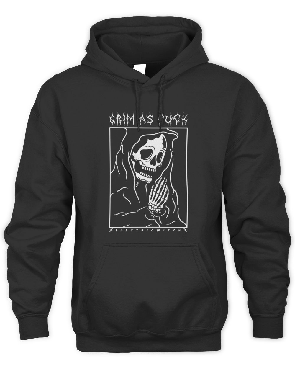 Electric Witch Grim Hoodie Sweatshirt