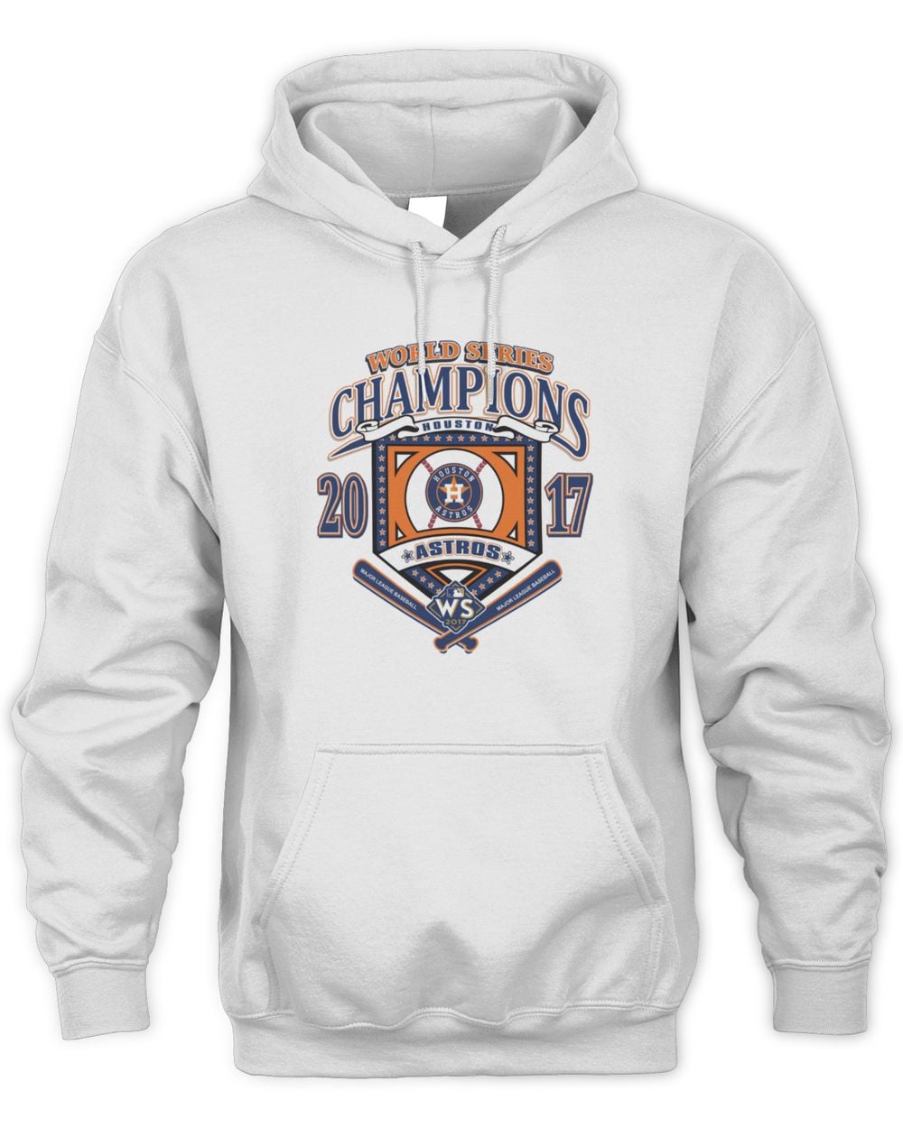 Men's White Houston Astros Cooperstown Collection World Series Champions Hoodie Sweatshirt