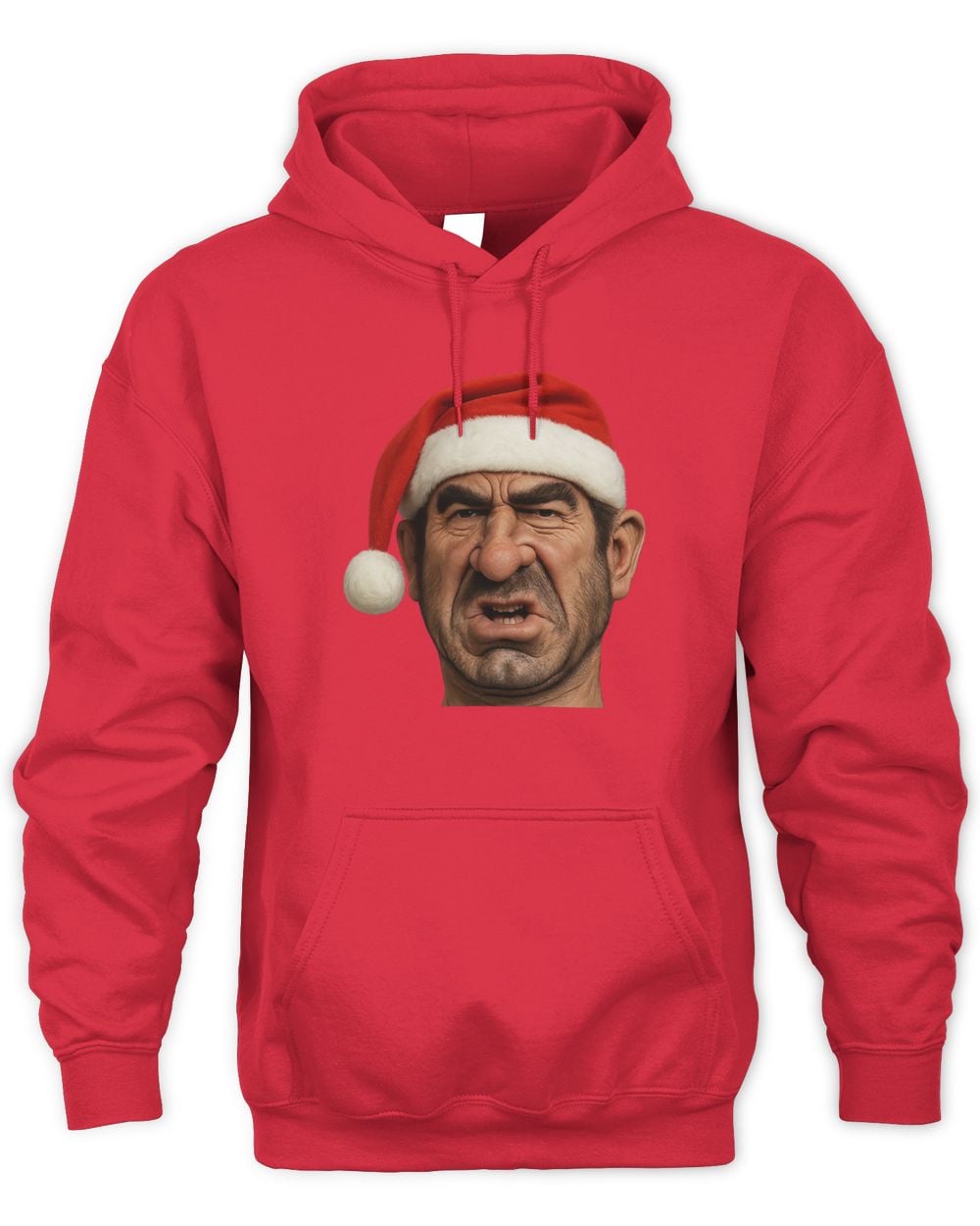 Black Eric Cantona Spitting Image Christmas Hoodie Sweatshirt