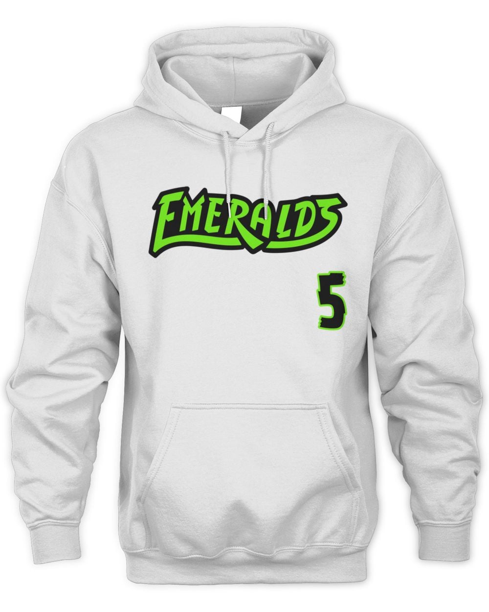 Eugene Emeralds 108 Stitches James Tibbs III #5 Player Hoodie